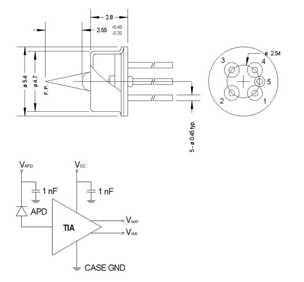 AOP800A chip outline